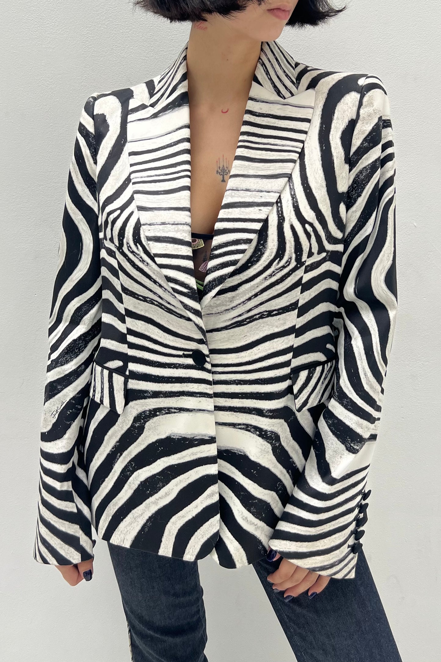 Vintage Zebra Blazer