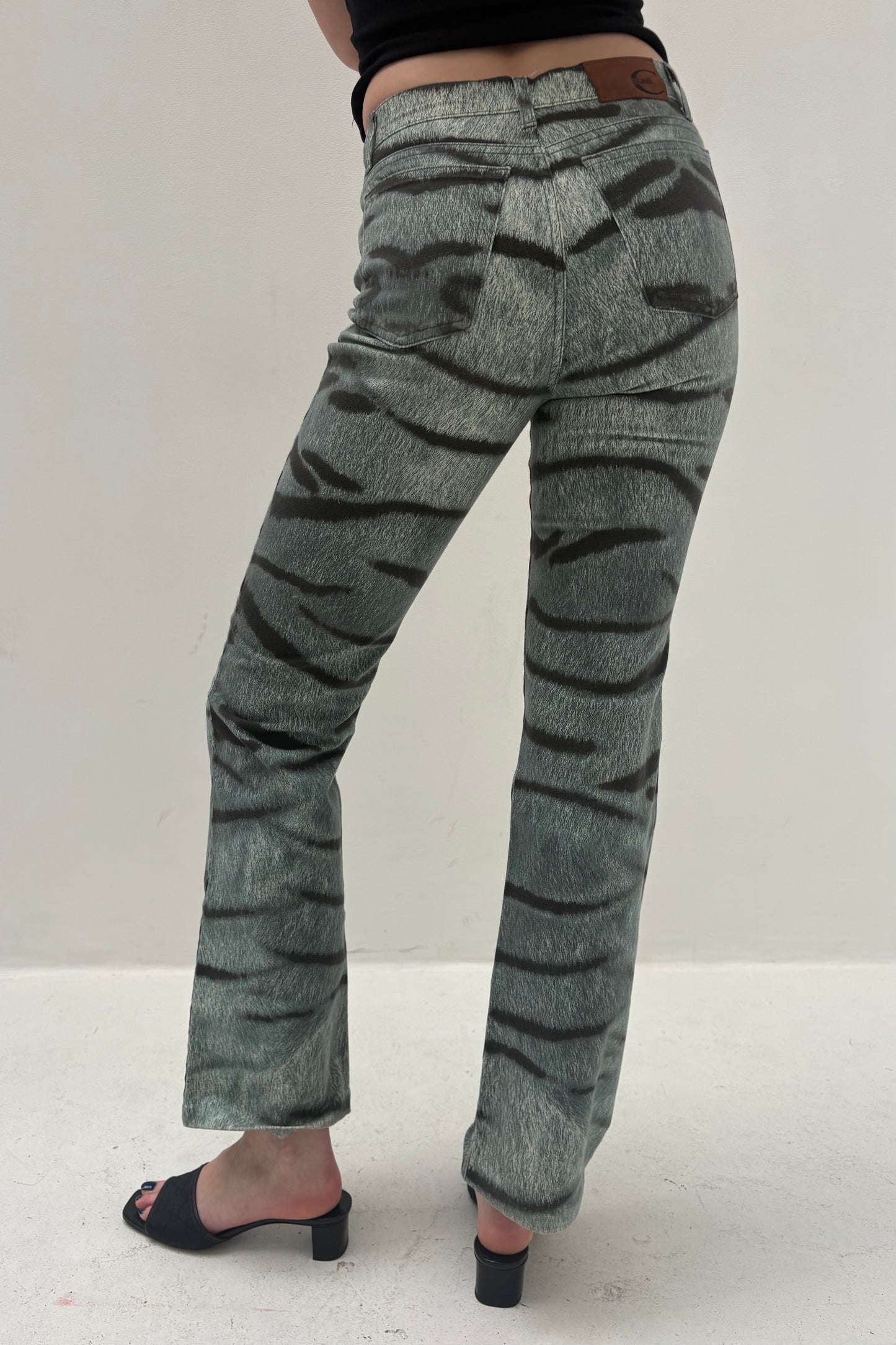 Vintage Blue Tiger Pants