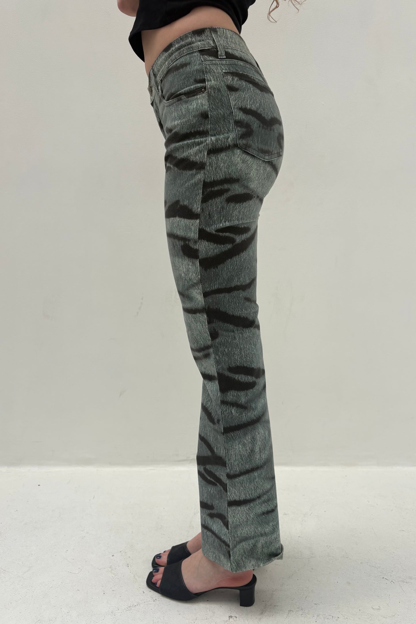 Vintage Blue Tiger Pants