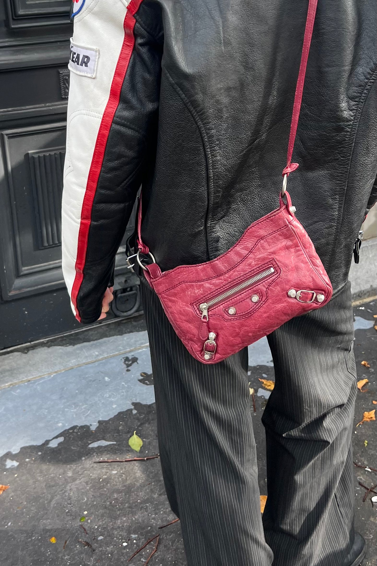 Vintage Burgundy Hip Bag