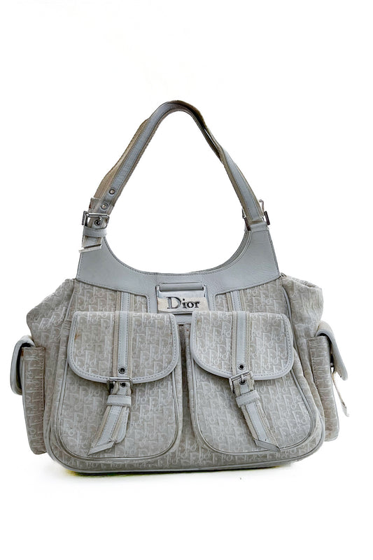 Vintage Cream Multi Pockets Bag