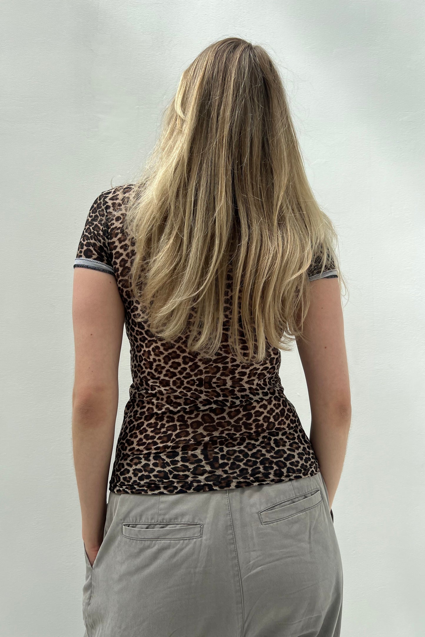 Vintage Leopard Mesh Tee