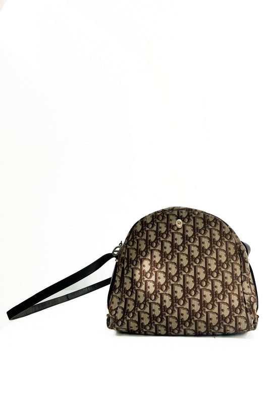 Vintage Chocolate Trotter Crossbody Bag