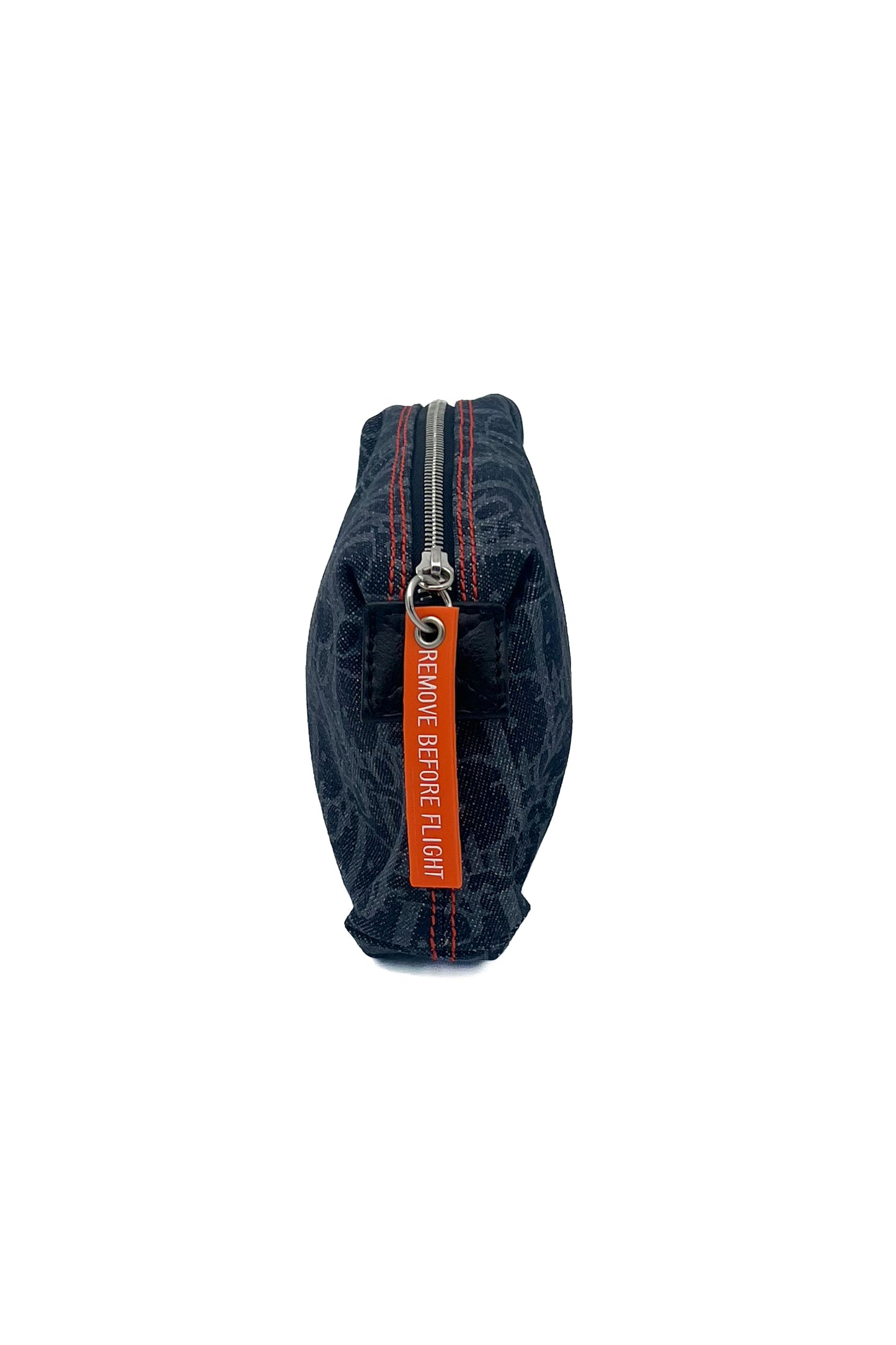 Vintage Denim Remove Before Flight Pochette