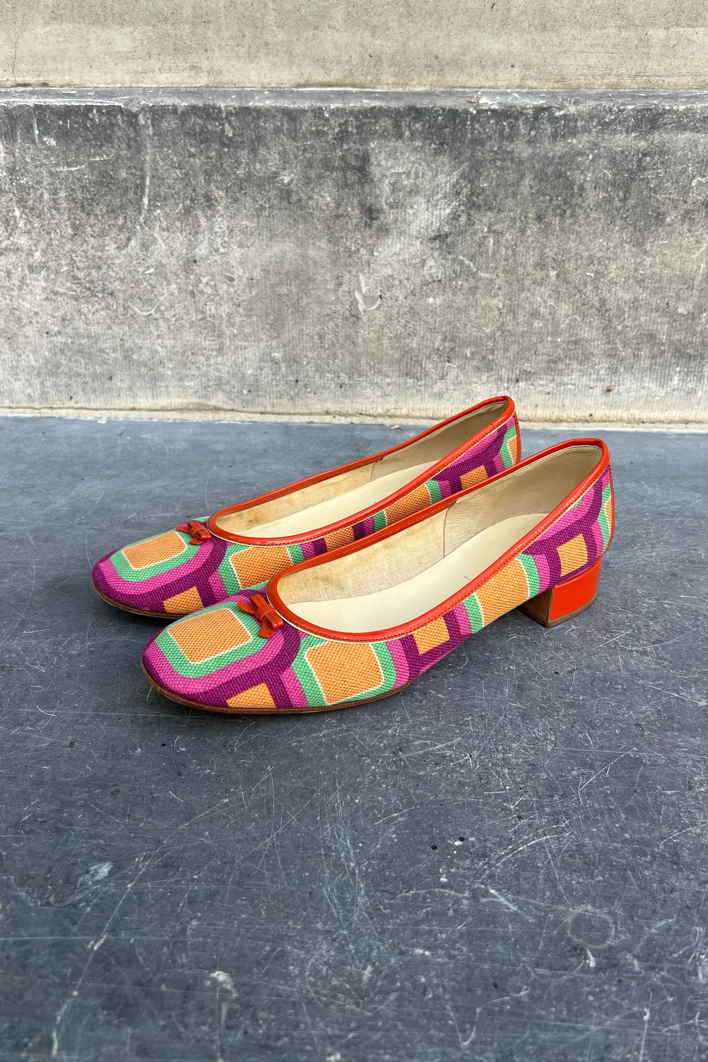 Vintage Colourfull Balet Flats 39,5