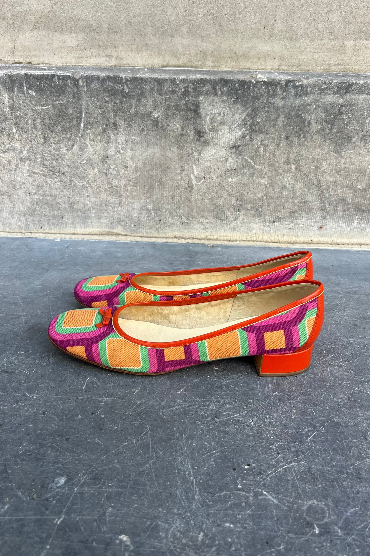 Vintage Colourfull Balet Flats 39,5