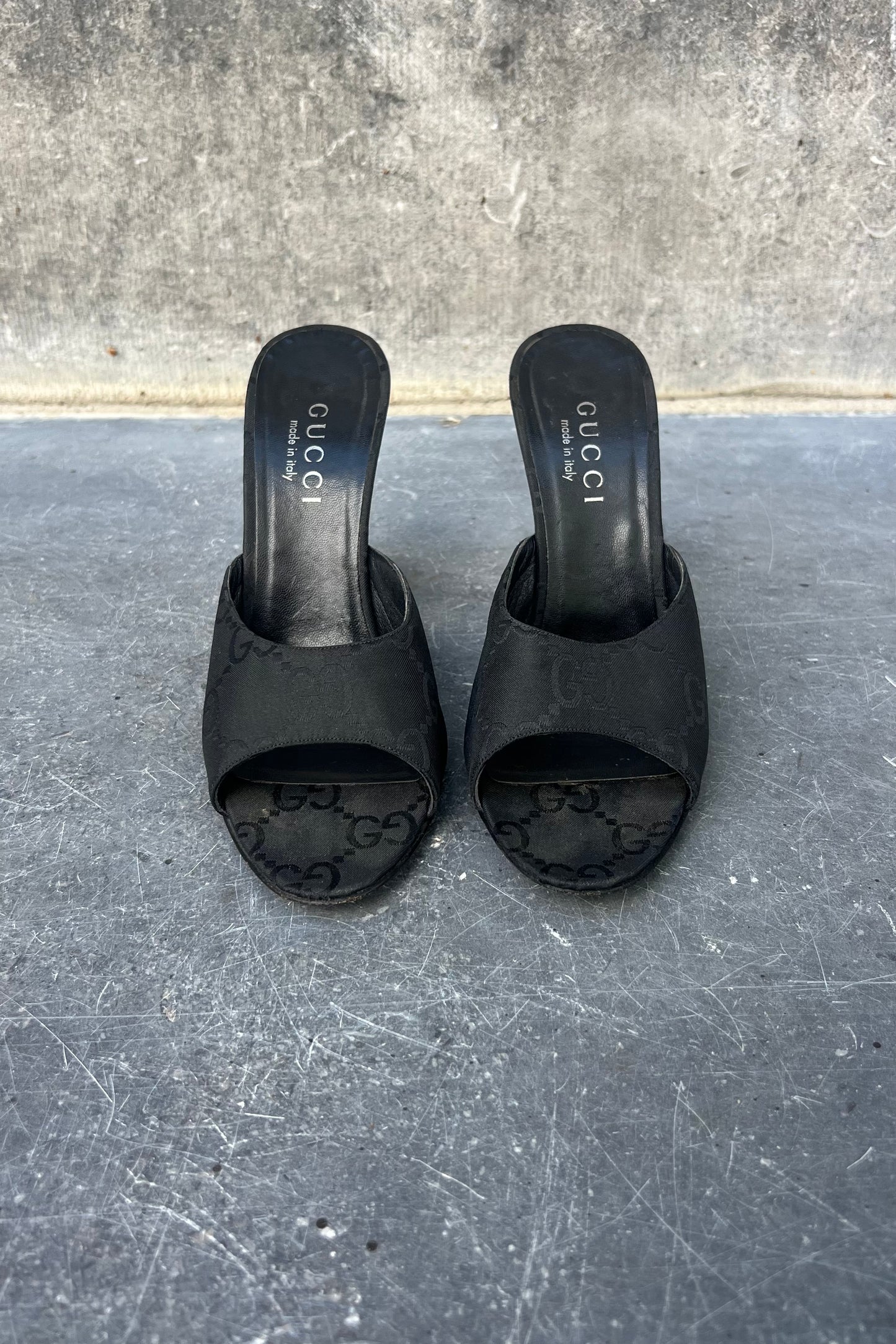 Vintage Black Monogram Heels 36,5
