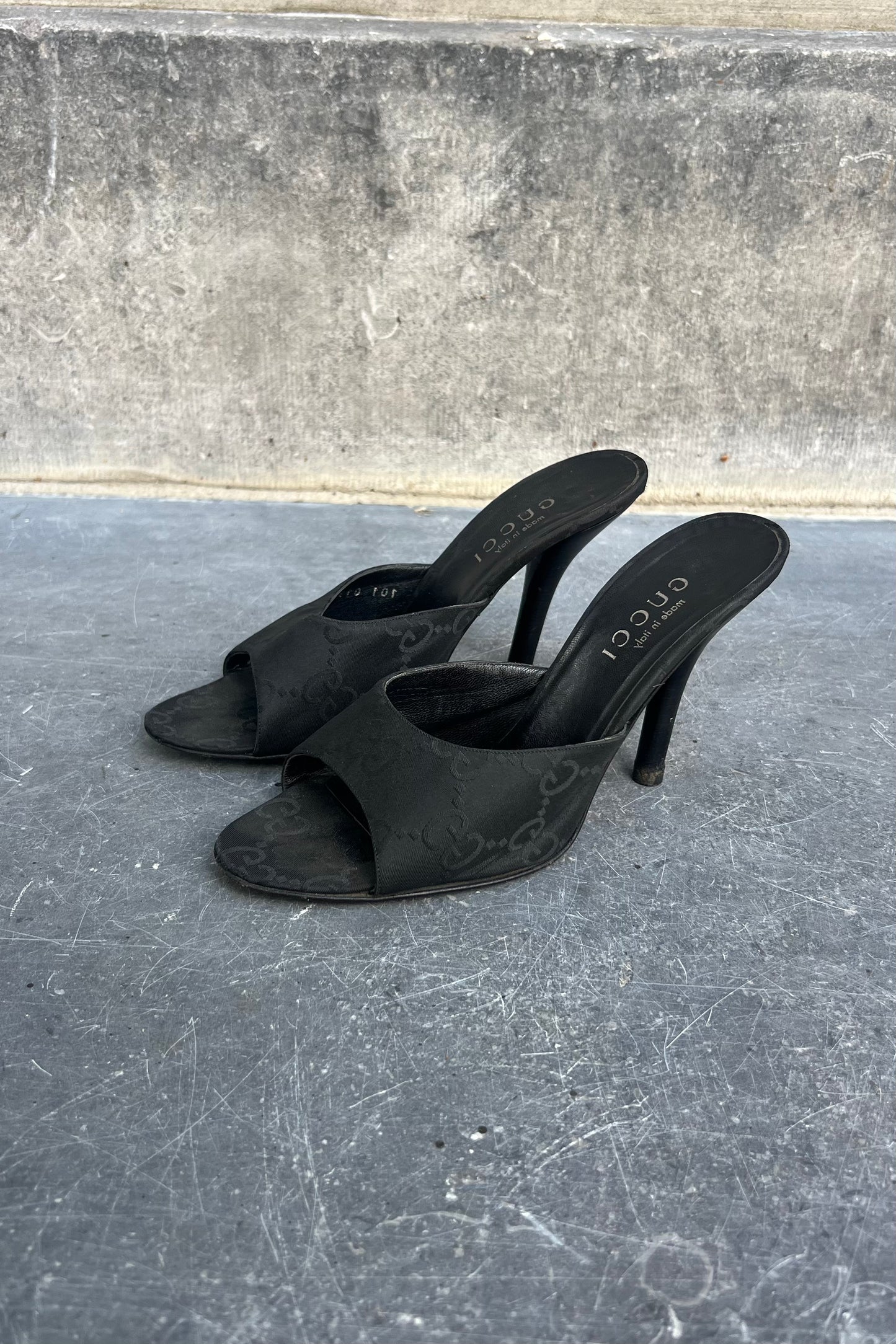 Vintage Black Monogram Heels 36,5