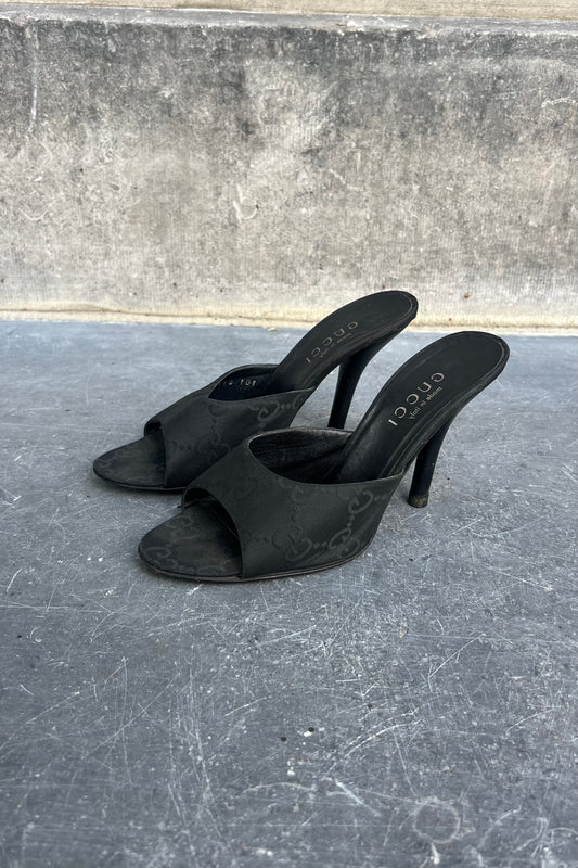 Vintage Black Monogram Heels 36,5