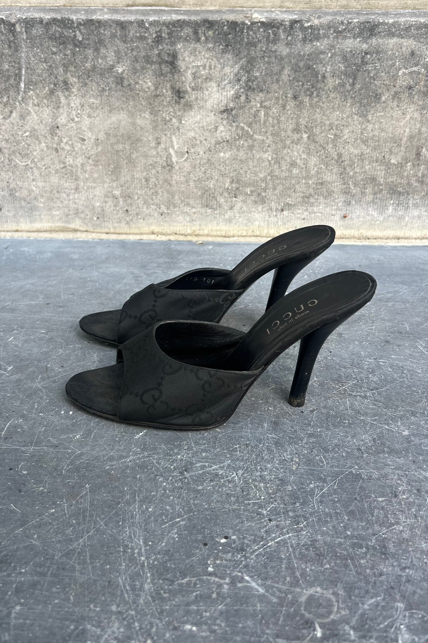 Vintage Black Monogram Heels 36,5