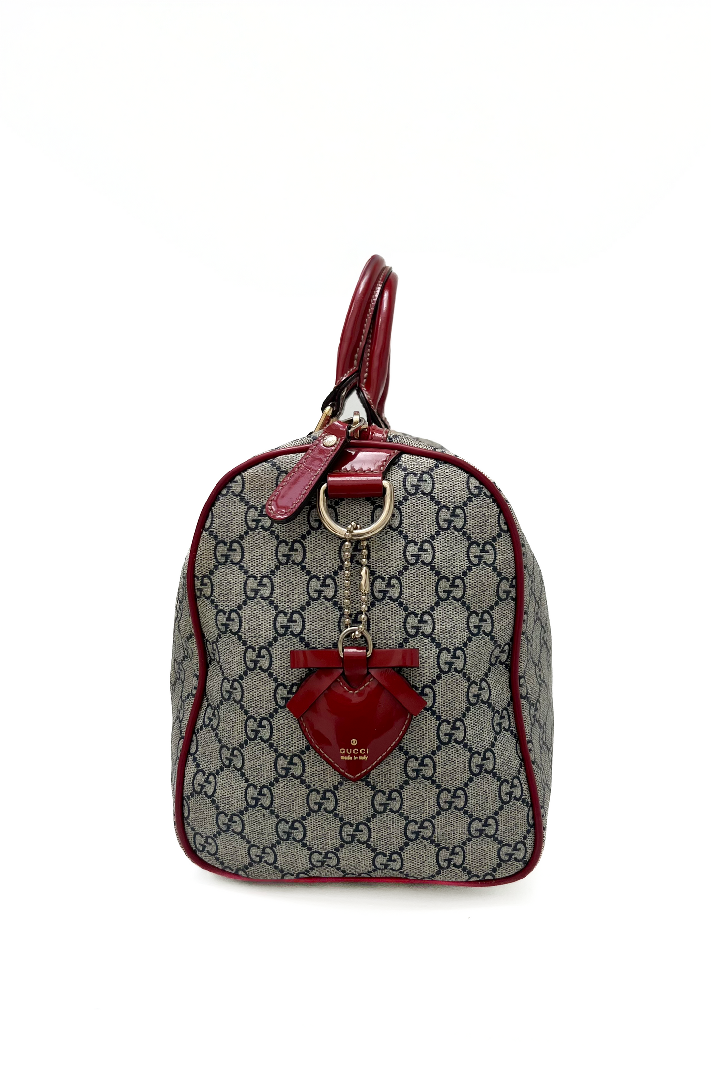 Vintage Navy Monogram Tattoo Print Joy Bag