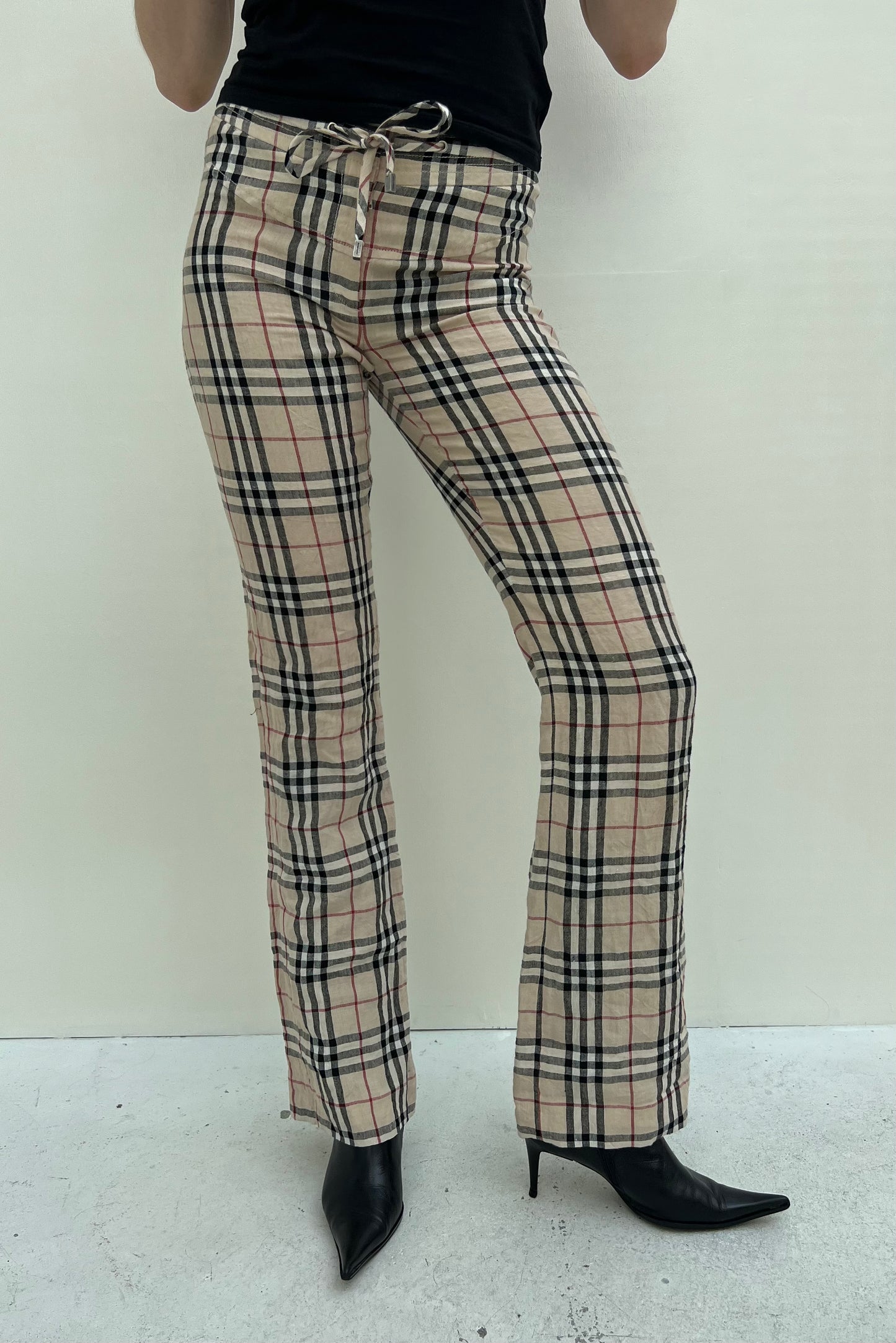 Vintage Linen Nova Check Pants