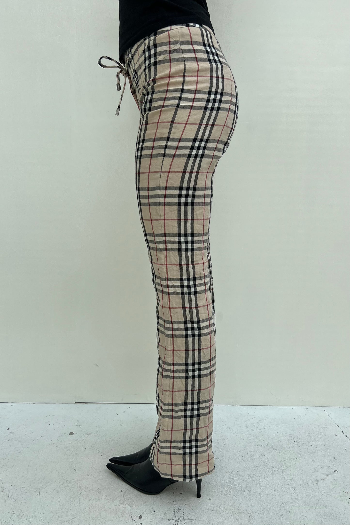 Vintage Linen Nova Check Pants