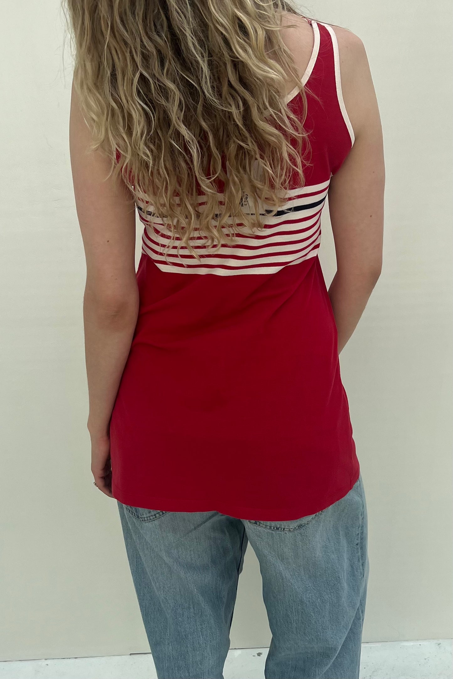 Vintage Red Cotton Dress
