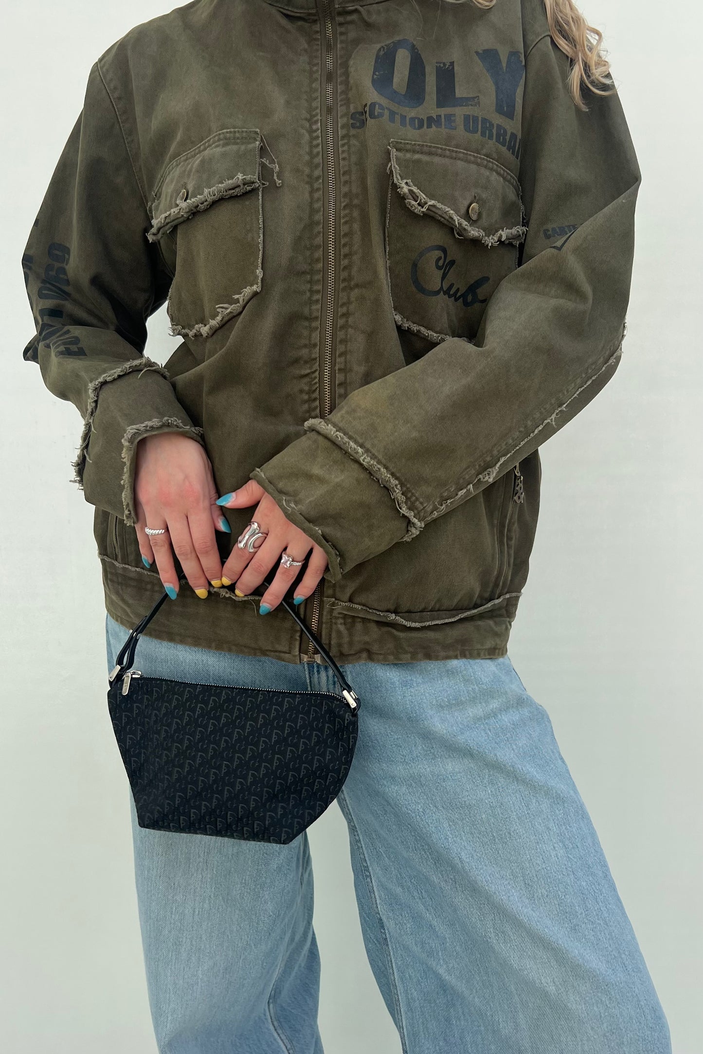 Vintage Black Monogram Mini Pochette