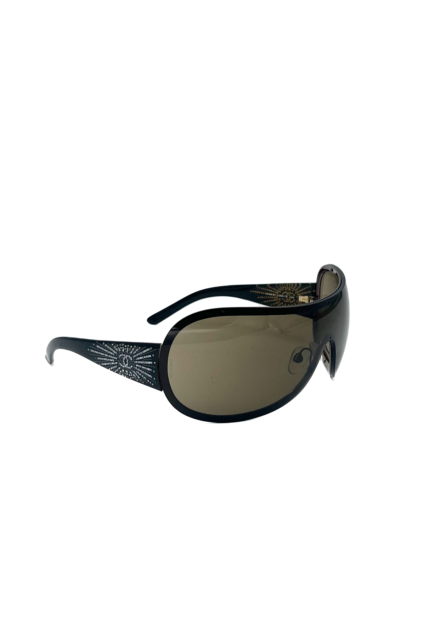 Vintage Strass Falling Star Mask Sunglasses