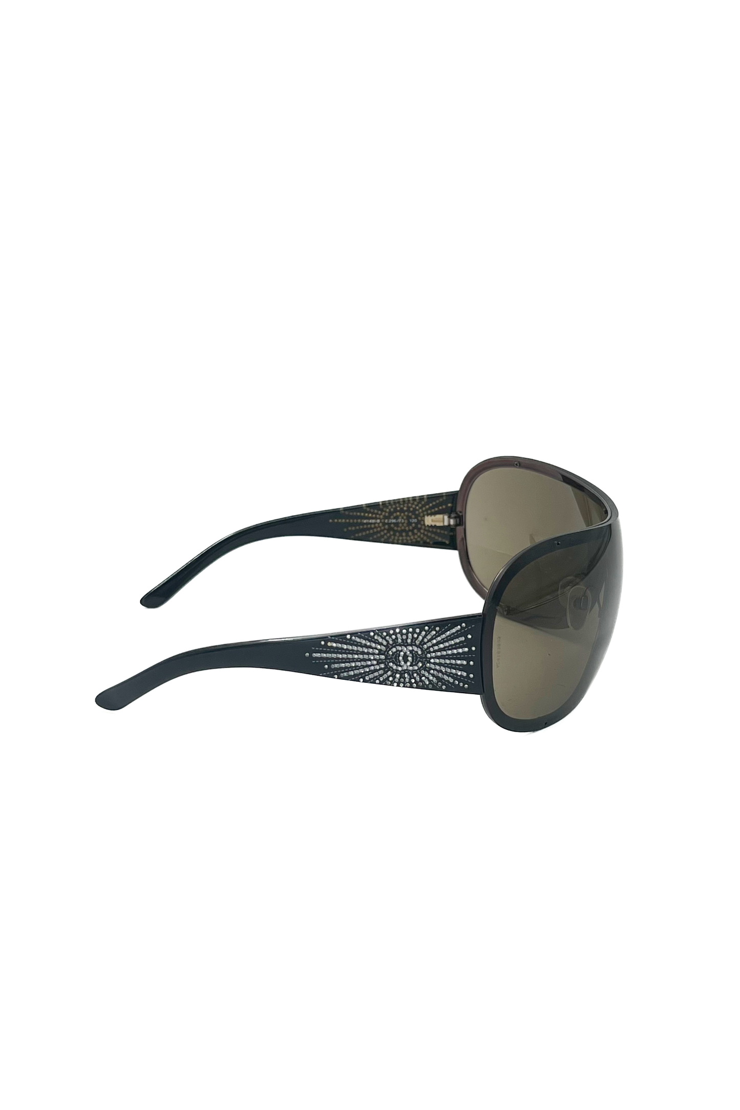 Vintage Strass Falling Star Mask Sunglasses