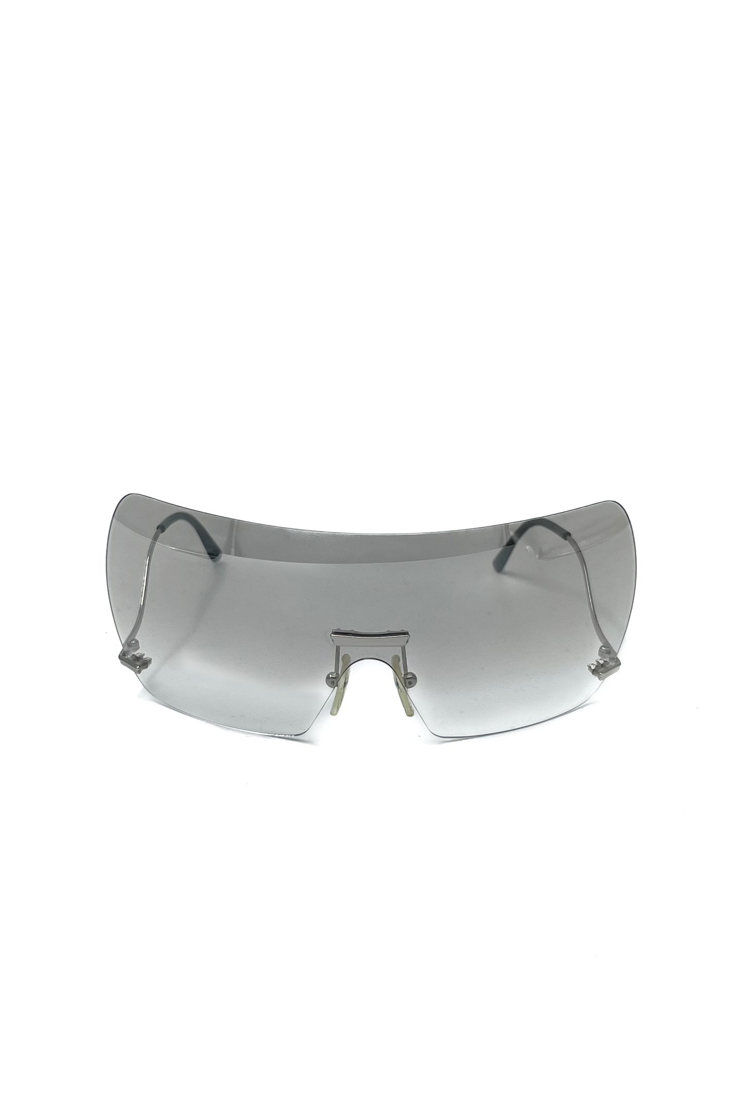 Vintage Clear Mask Sunglasses
