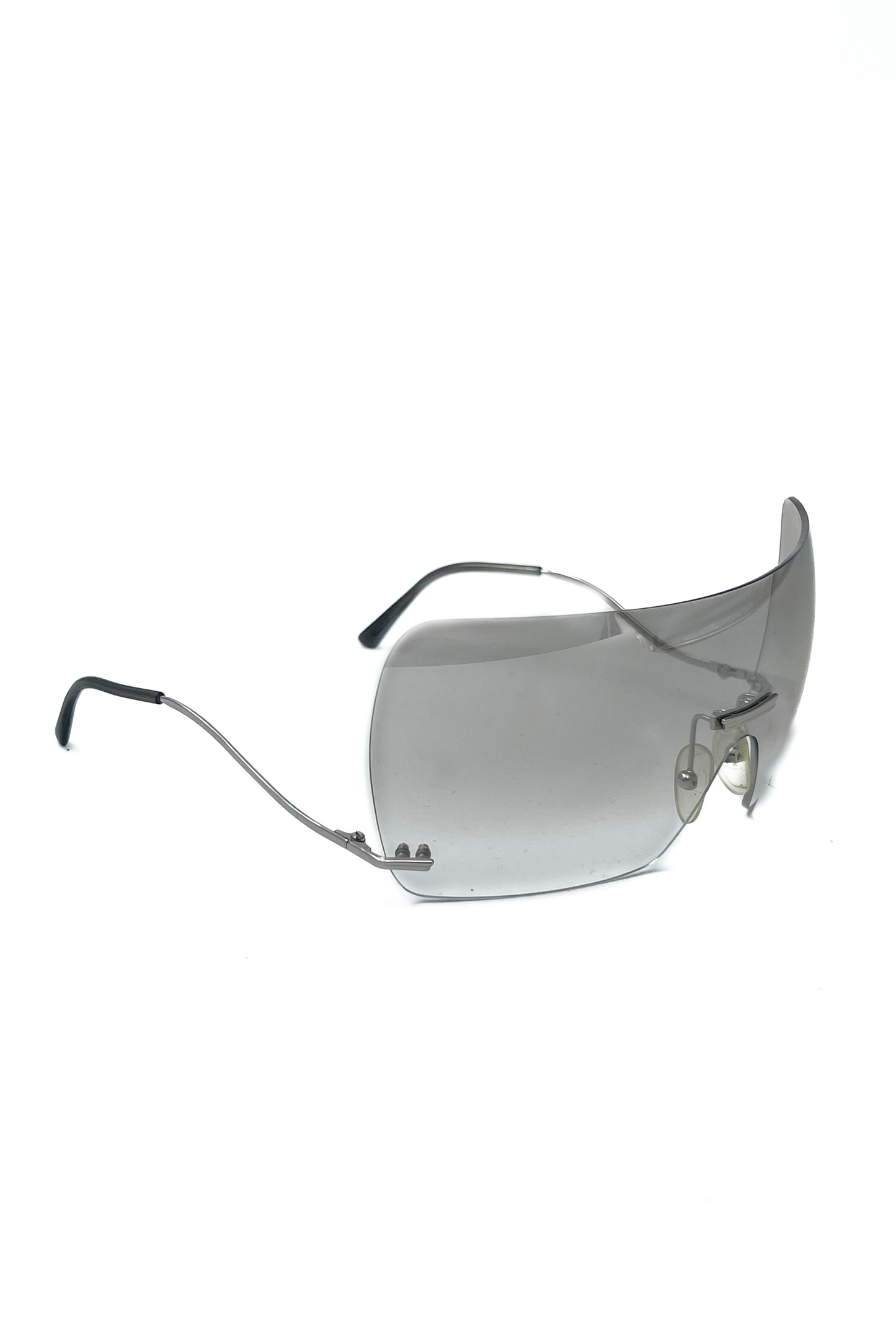 Vintage Clear Mask Sunglasses
