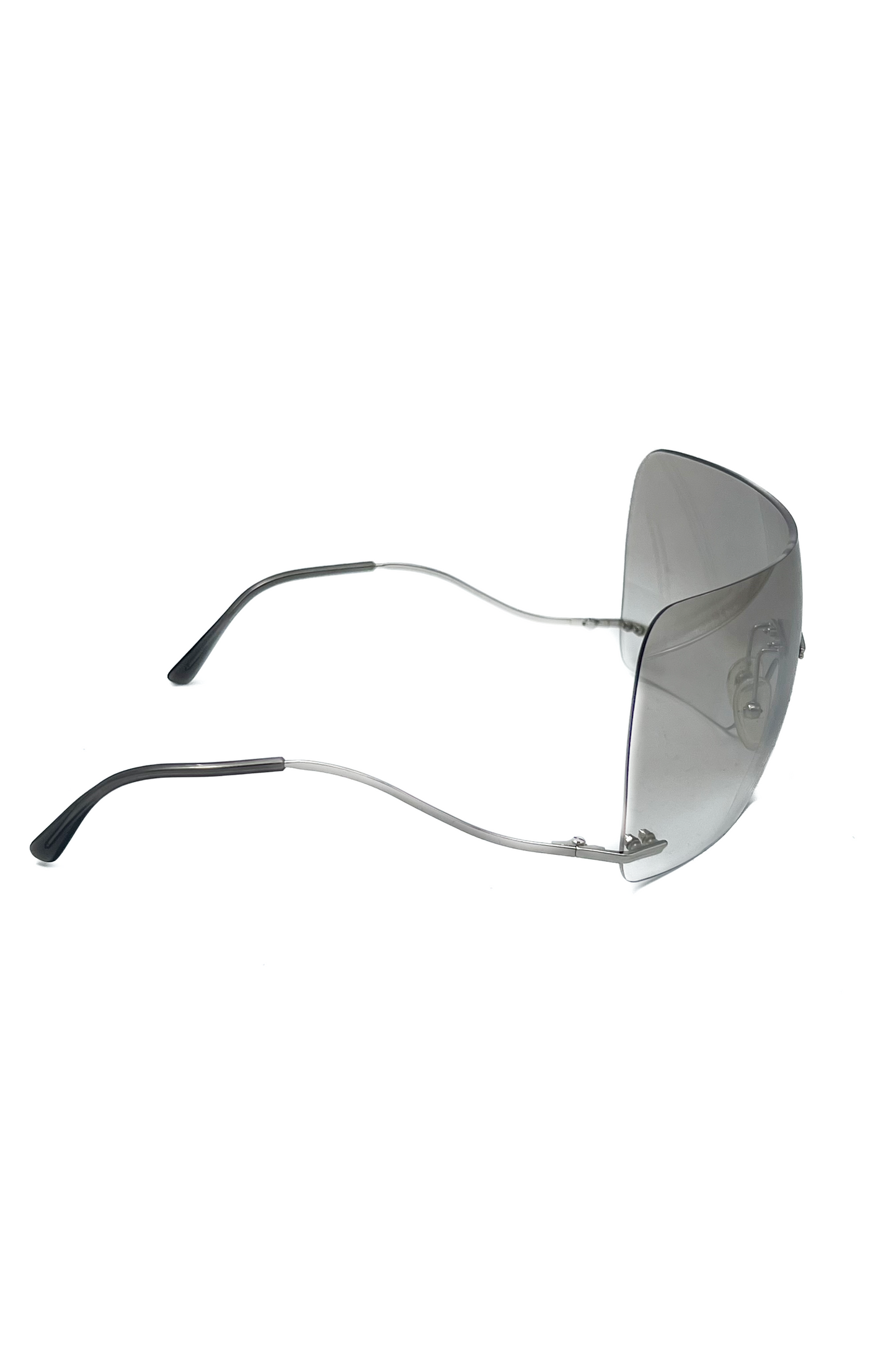 Vintage Clear Mask Sunglasses