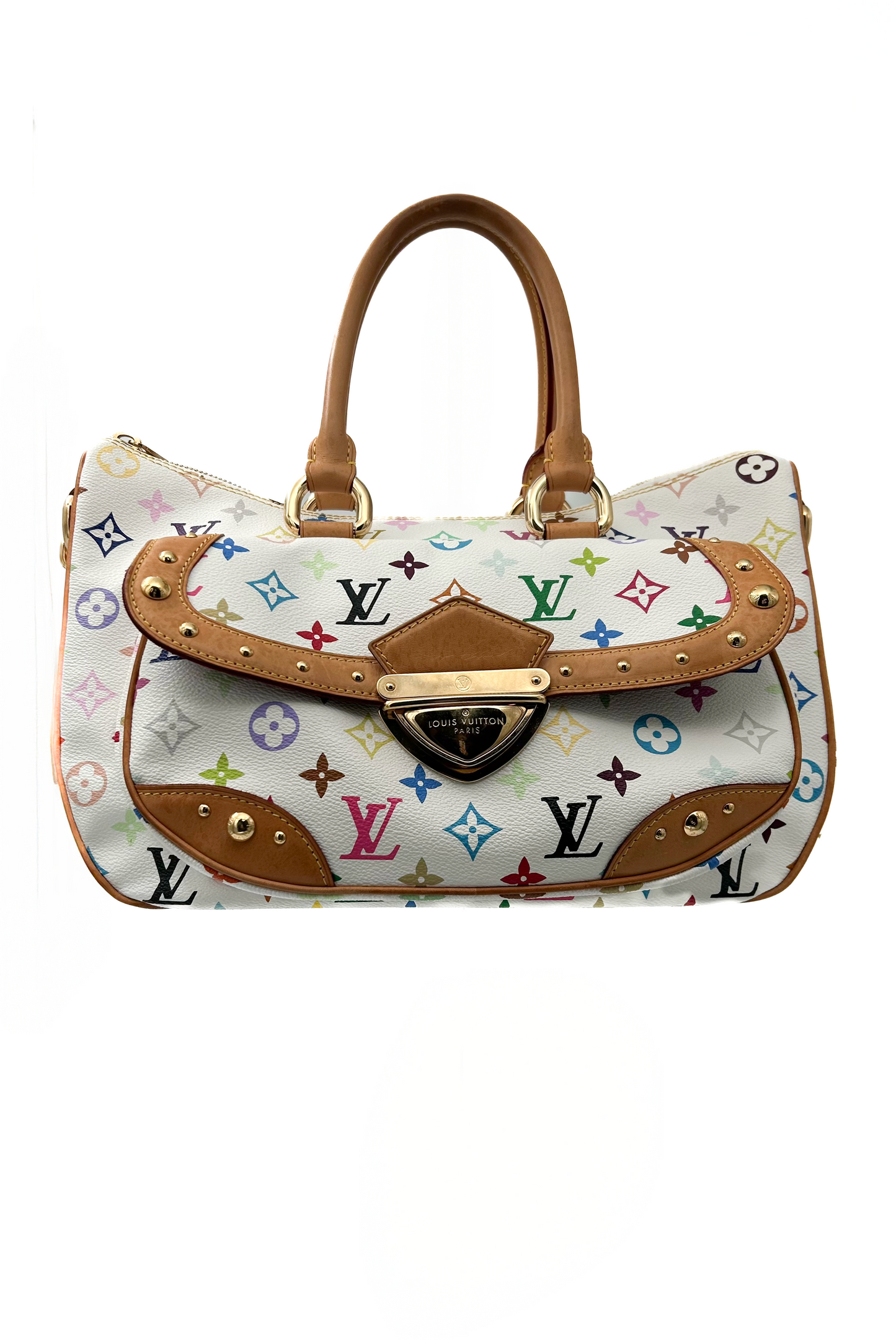 Vintage Murakami White Multicolour Rita Bag