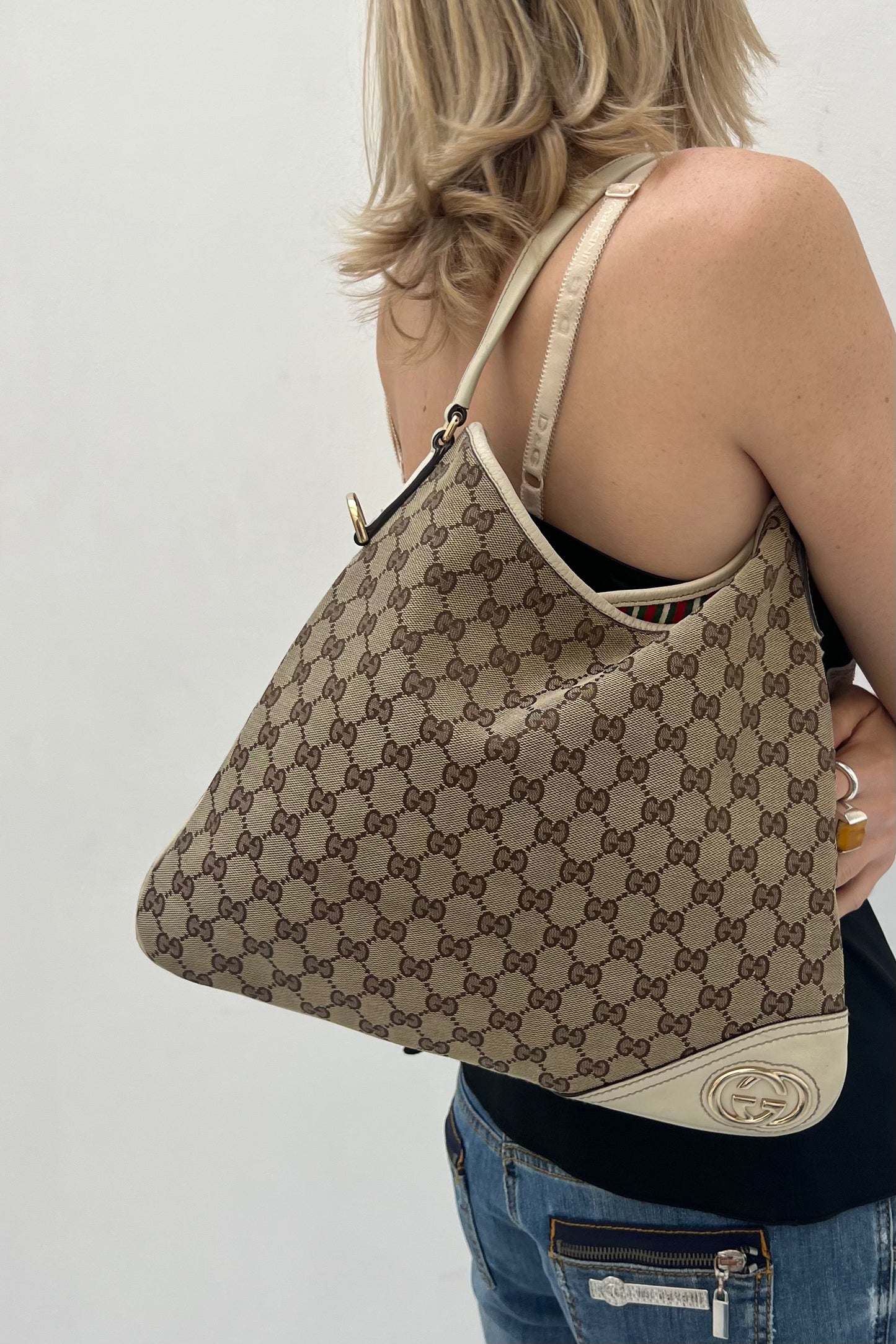 Vintage Classic Monogram New Britt Shoulder Bag