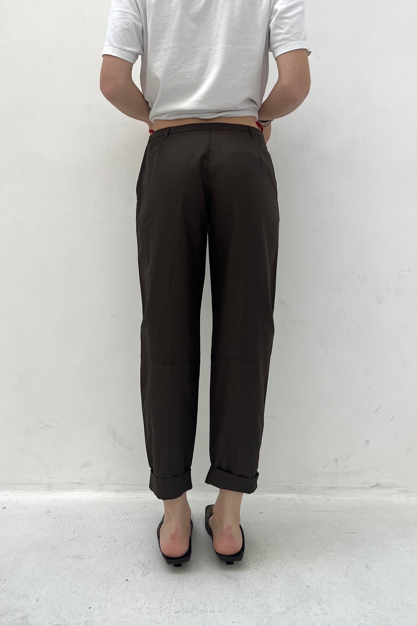 Vintage Linea Rossa Brown Capri Pants