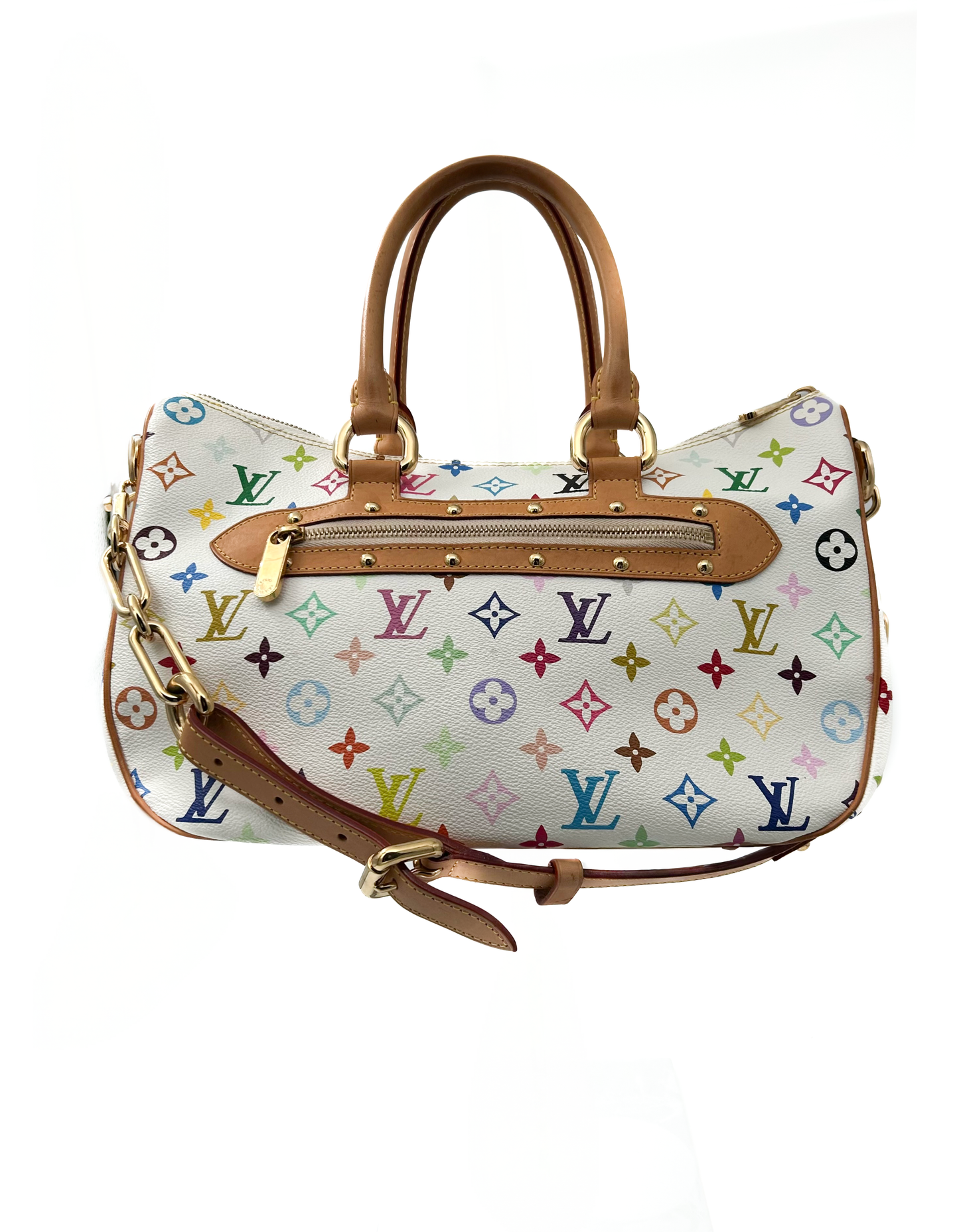 Vintage Murakami White Multicolour Rita Bag