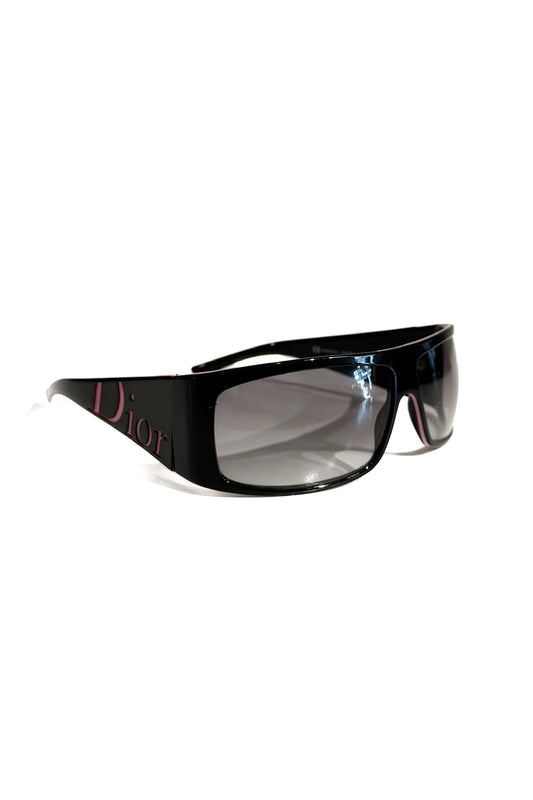 Vintage Pink & Black Your Dior 1 Sunglasses