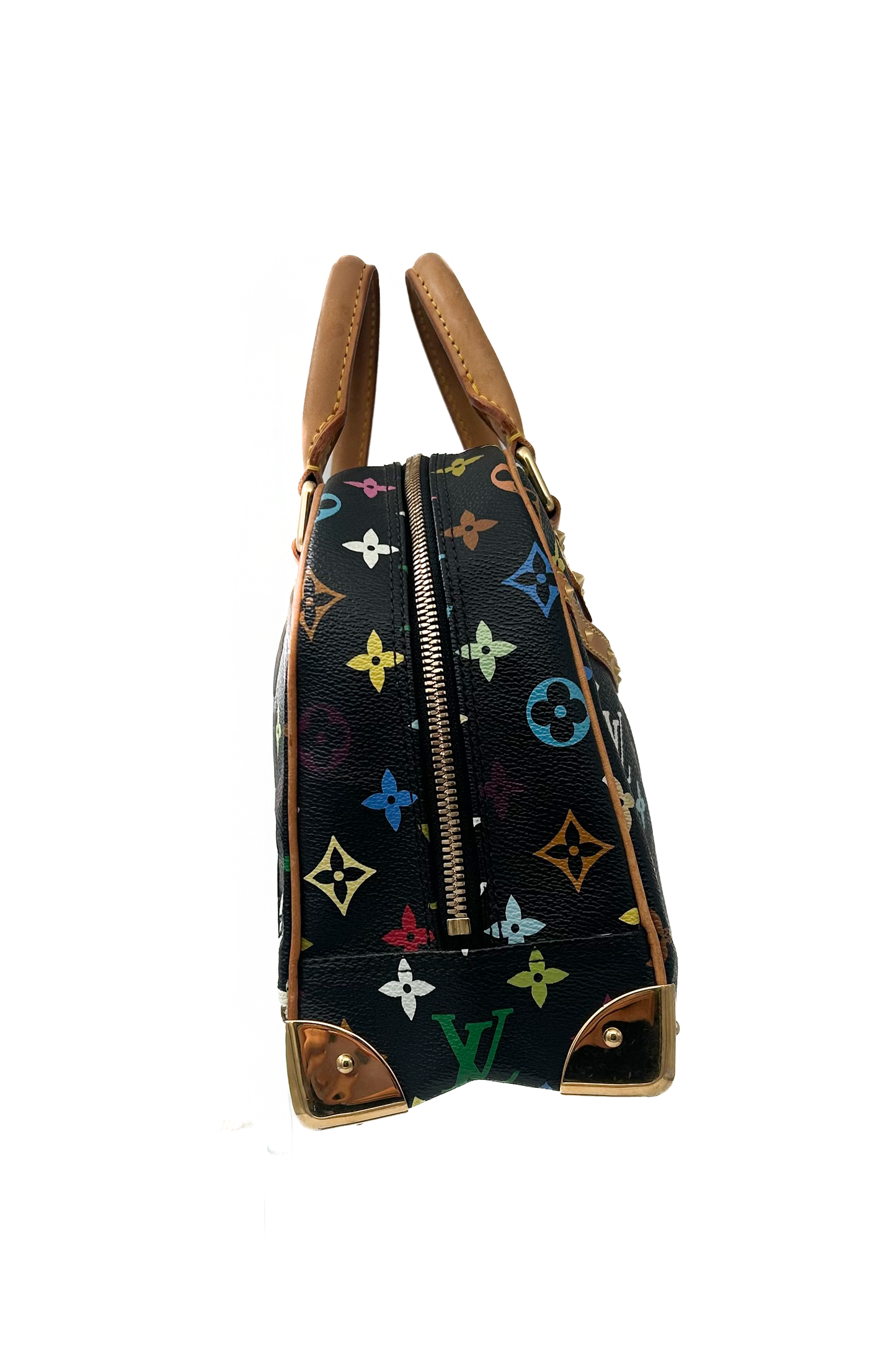 Vintage Murakami Black Multicolour Trouville Bag