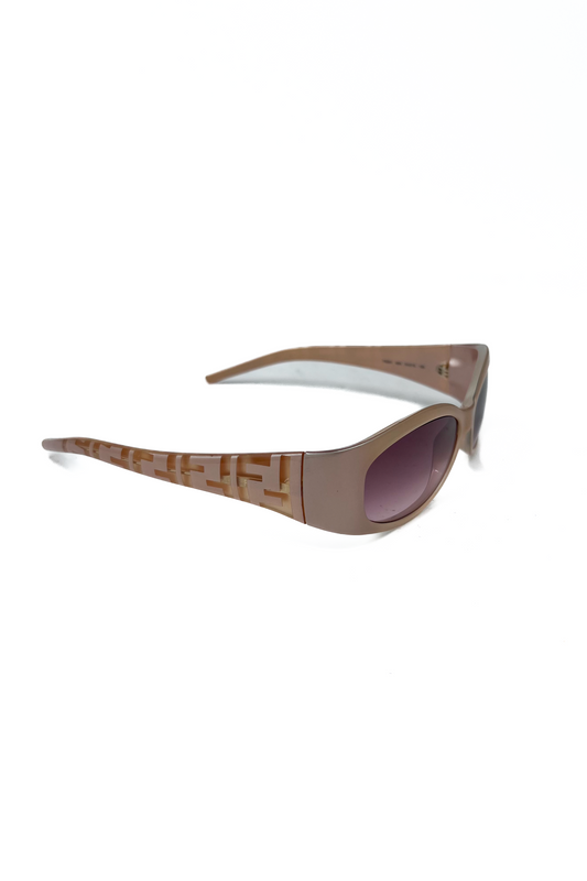 Vintage Dusty Pink Zucca Arms Sunglasses