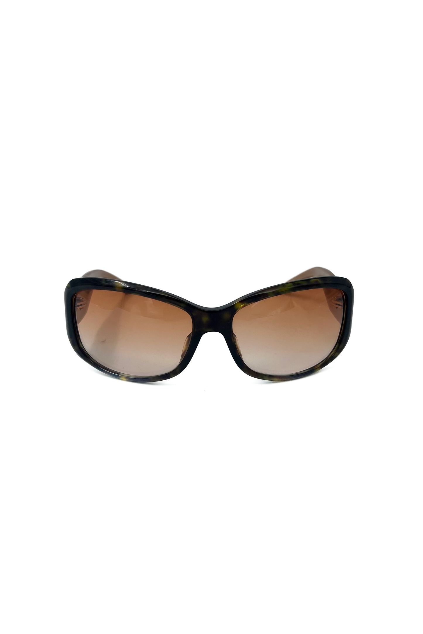 Vintage Made Brown Belt Detail Sunglasses
