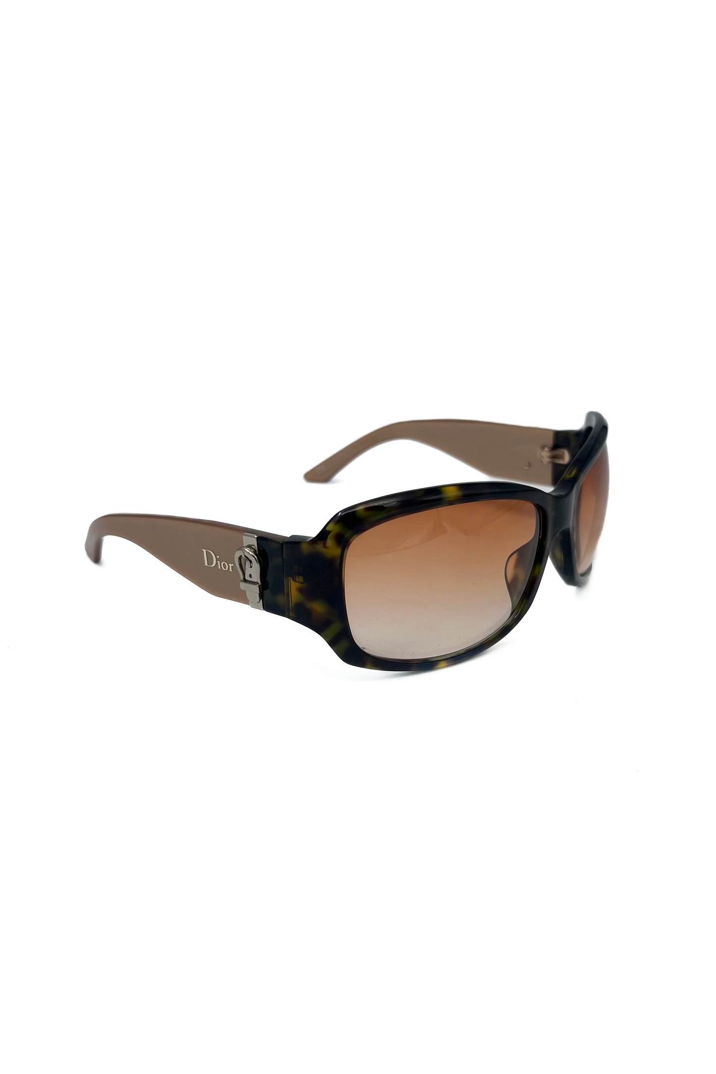 Vintage Made Brown Belt Detail Sunglasses