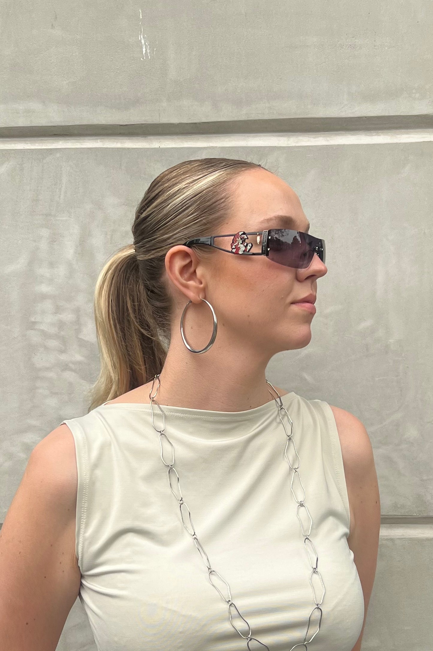 Vintage Strass Speedy Sunglasses