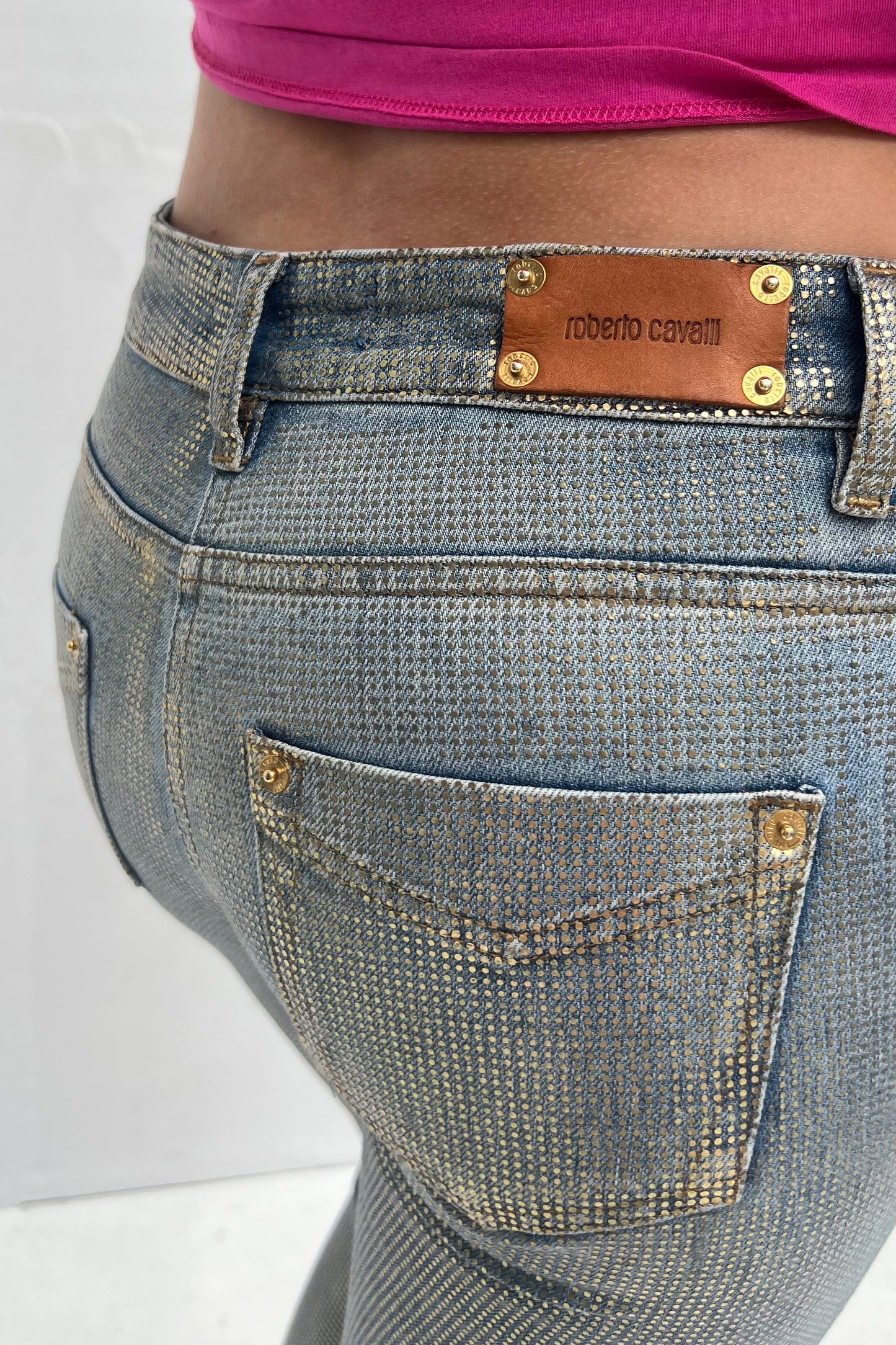 Vintage Golden Mini Dots Pants