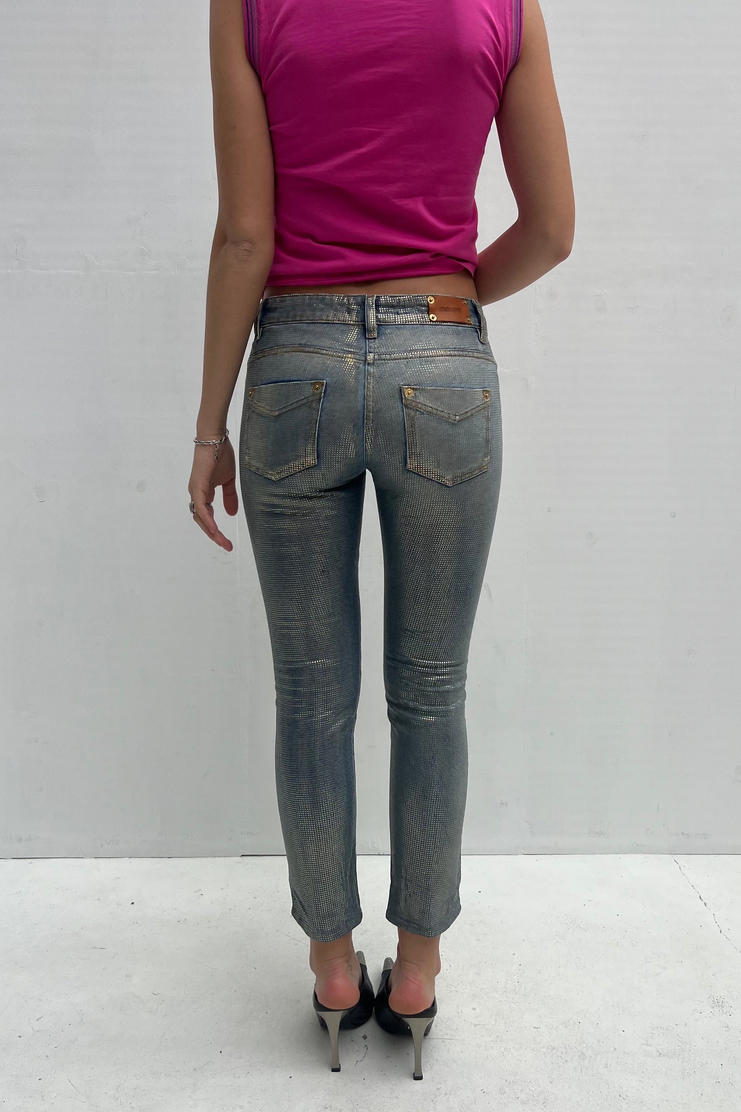 Vintage Golden Mini Dots Pants