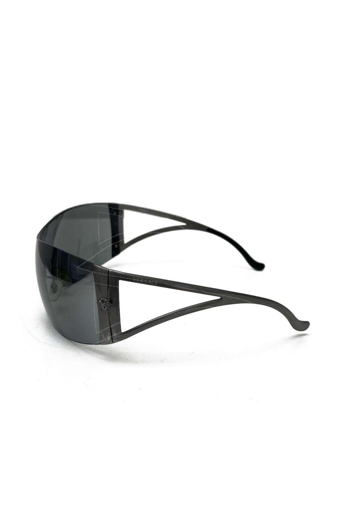 Vintage Dark Grey Mask Sunglasses
