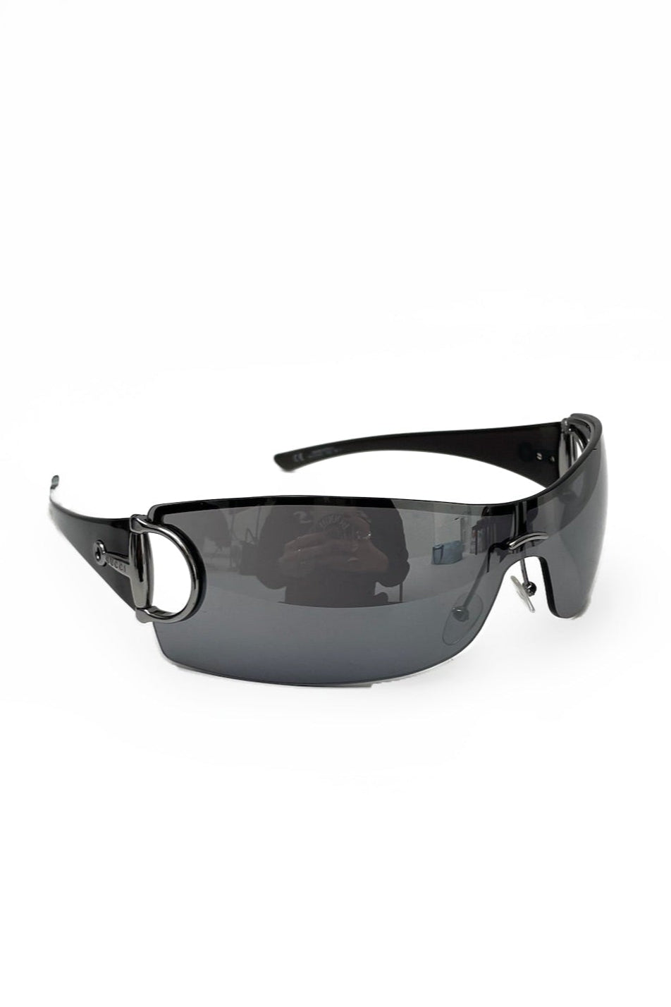 Vintage Silver Mirror Horsebit Sunglasses