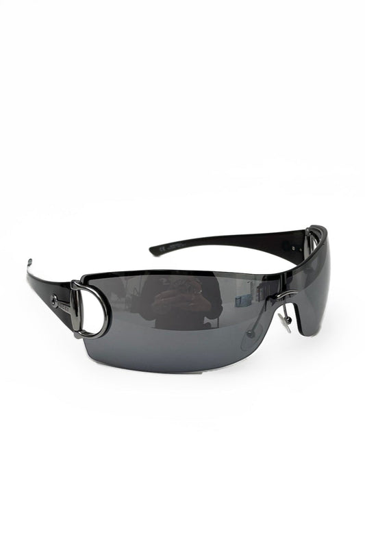 Vintage Silver Mirror Horsebit Sunglasses