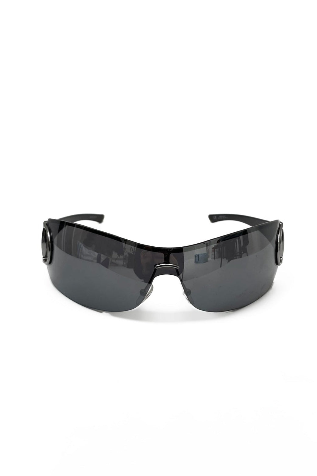 Vintage Silver Mirror Horsebit Sunglasses