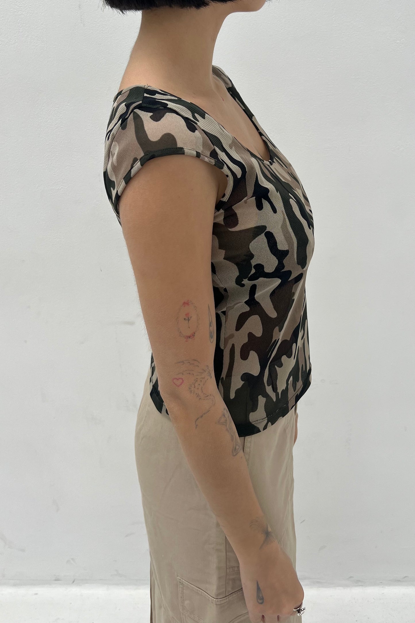 Vintage Max Camo Mesh Tee