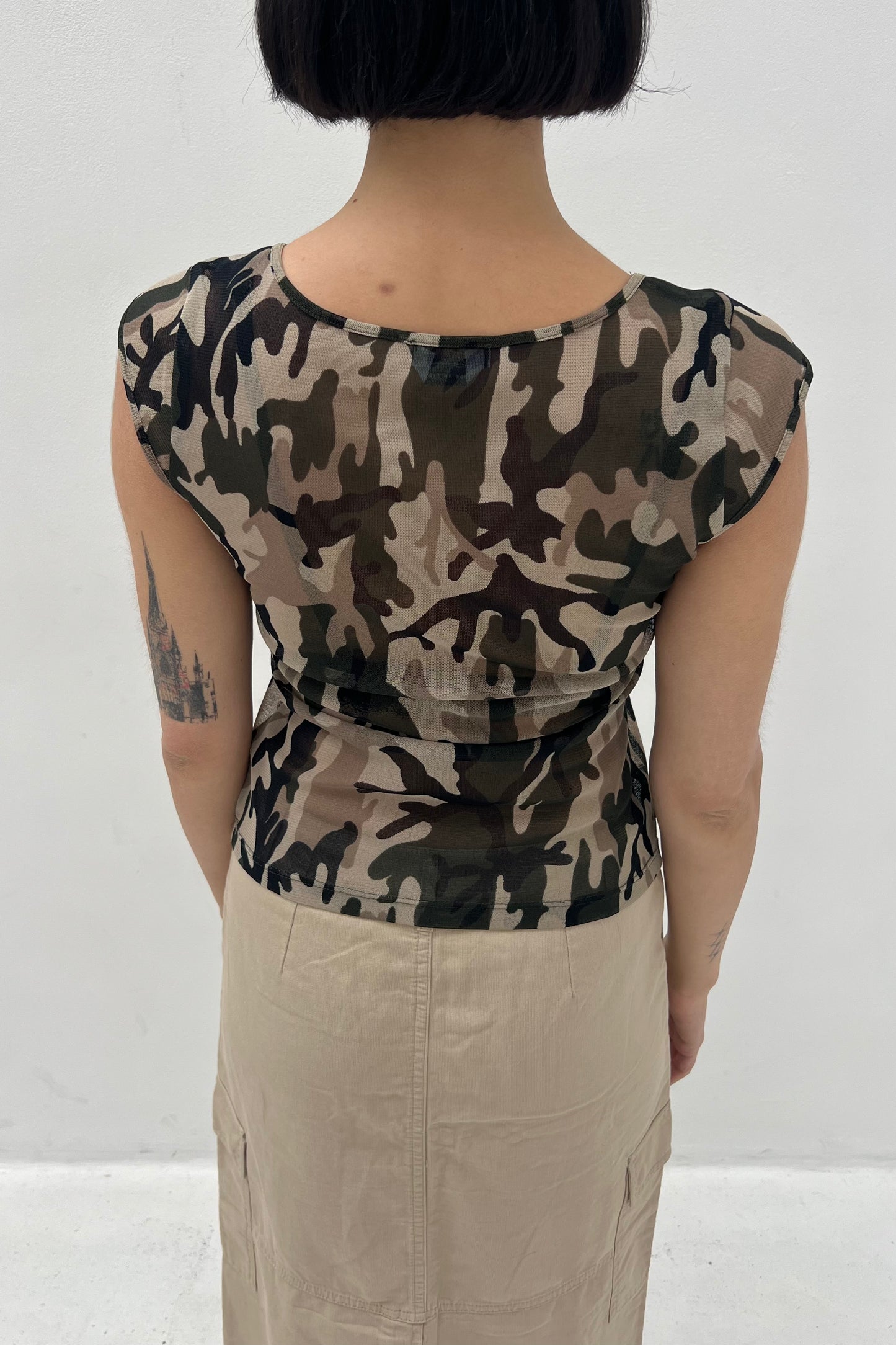 Vintage Max Camo Mesh Tee