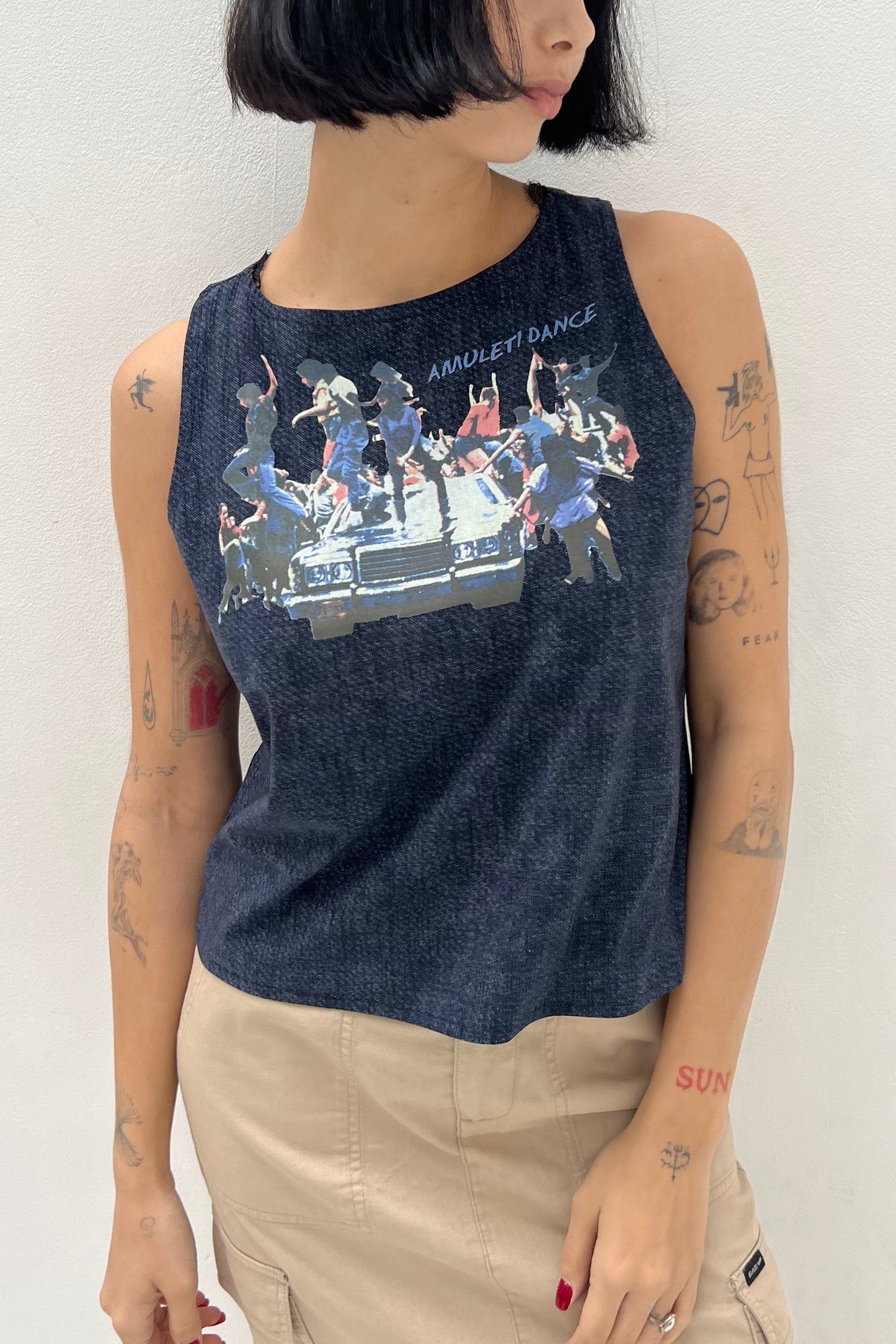 Vintage Denim Dance Top