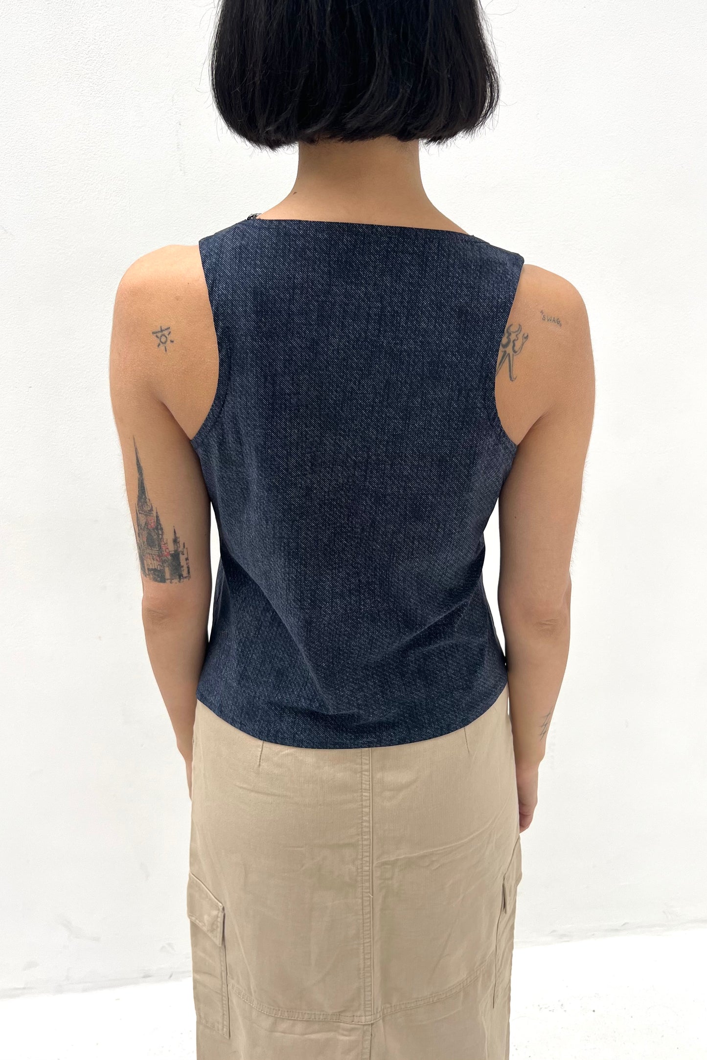 Vintage Denim Dance Top