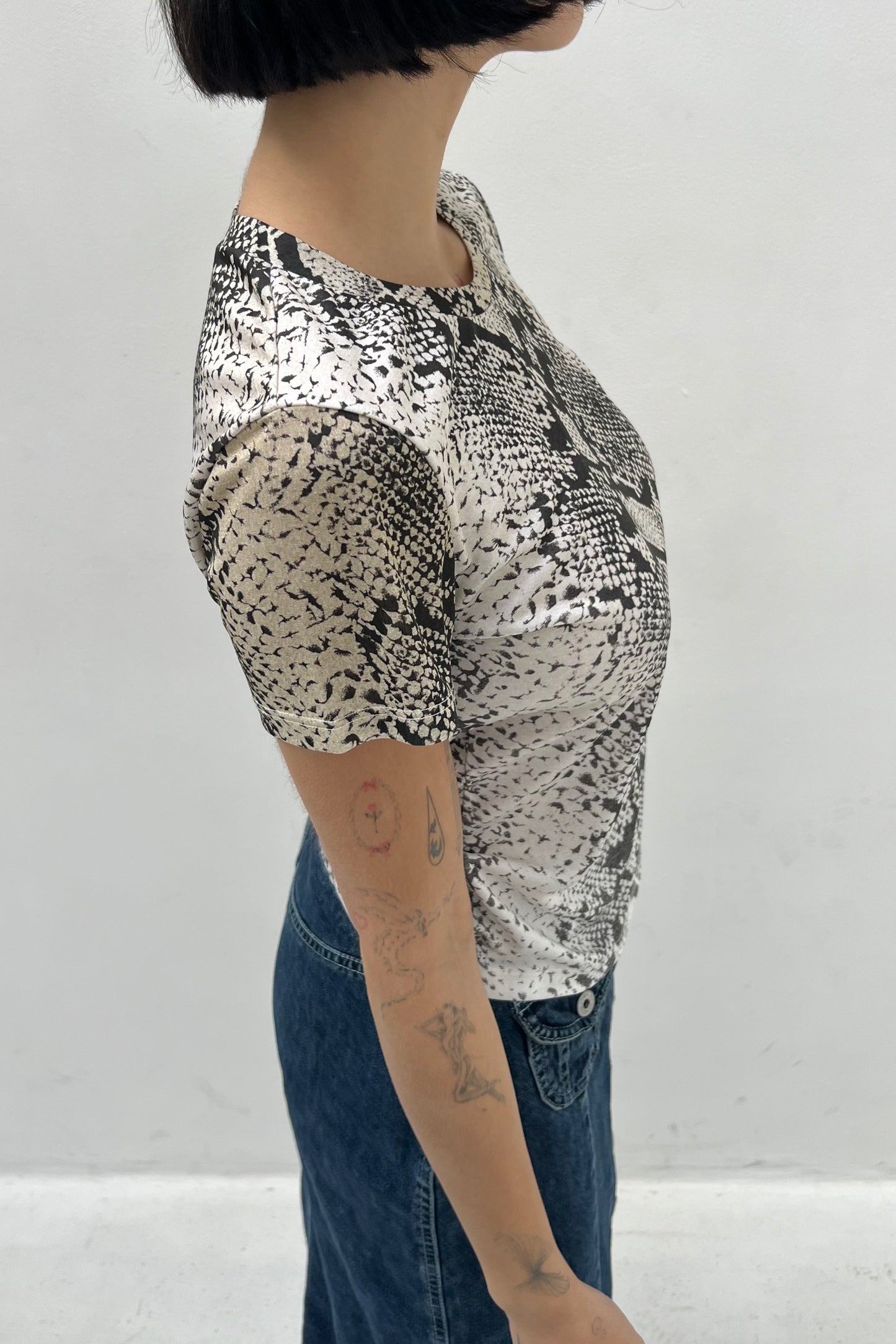 Vintage Snake Print Tee