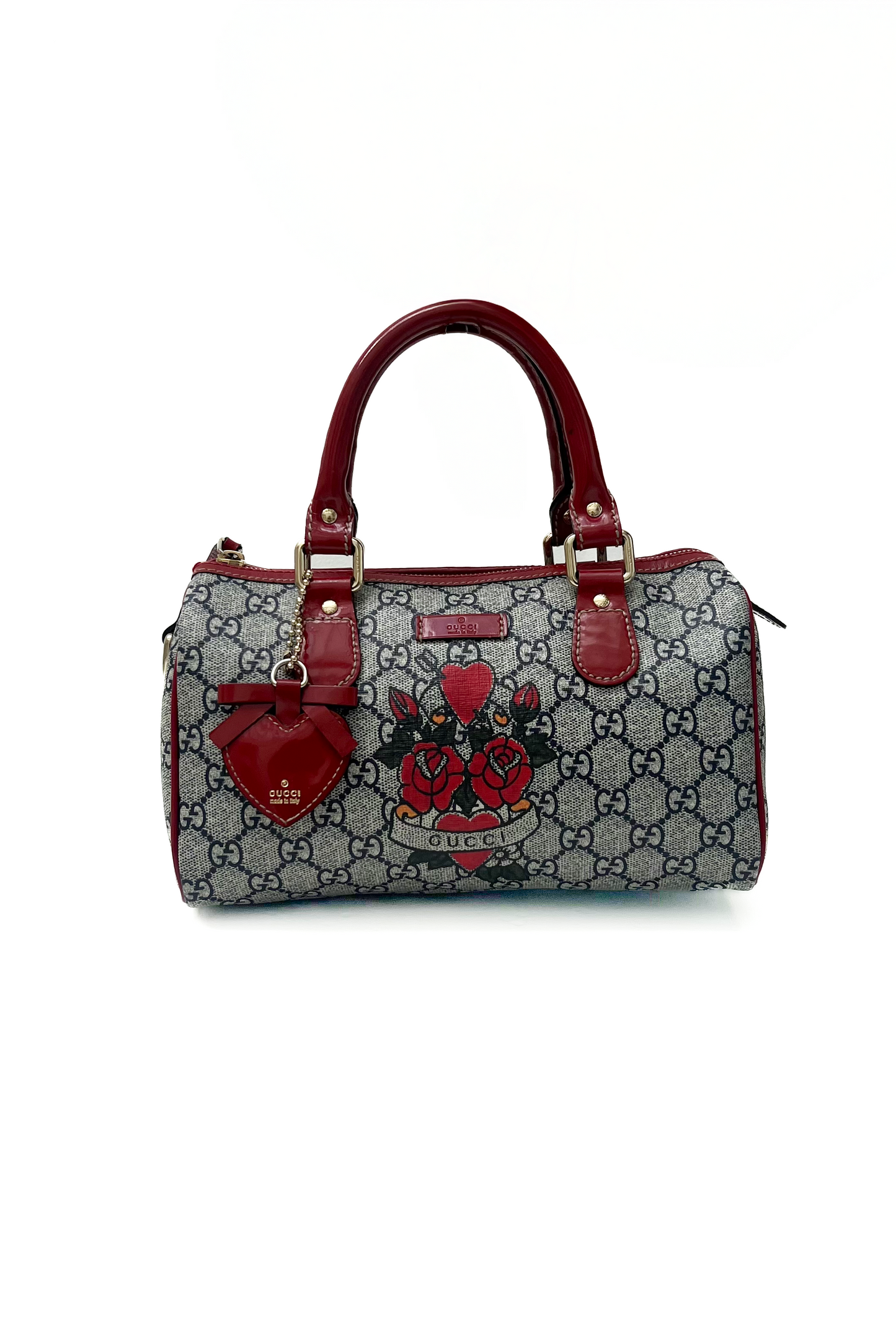 Vintage Navy Tattoo Mini Boston Bag