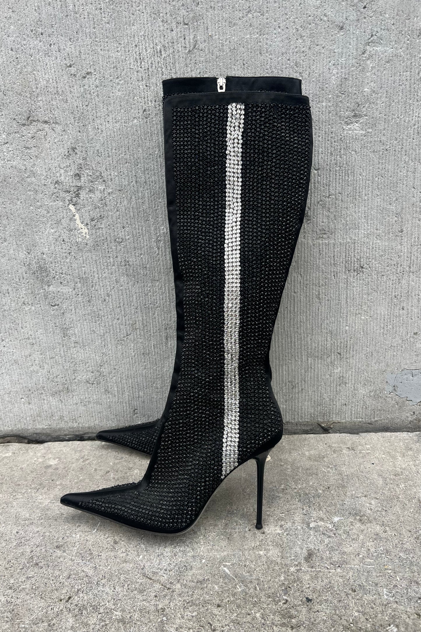 Vintage All Over Strass Boots 37