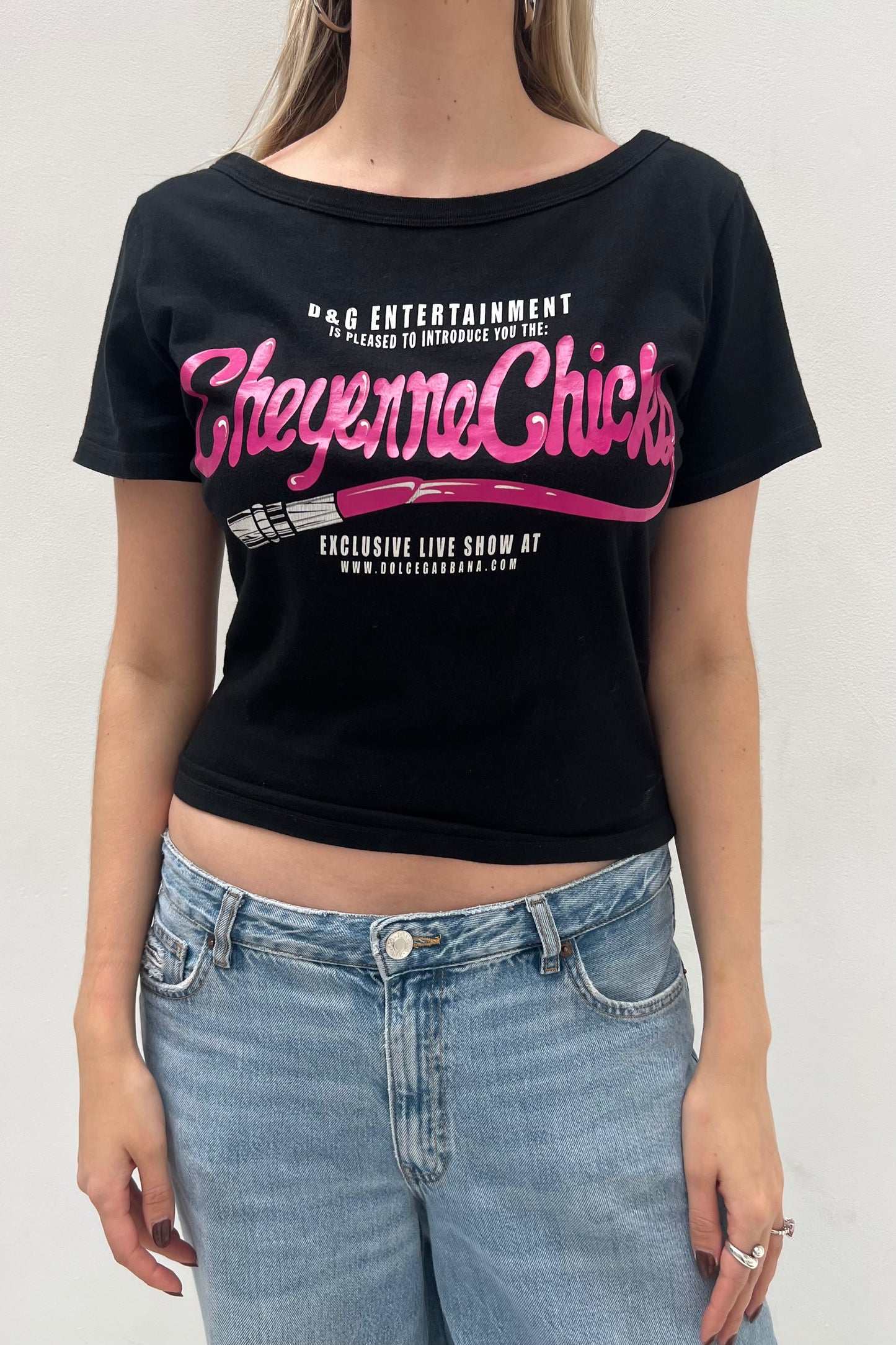 Vintage Black Cheyenne Chicks Top