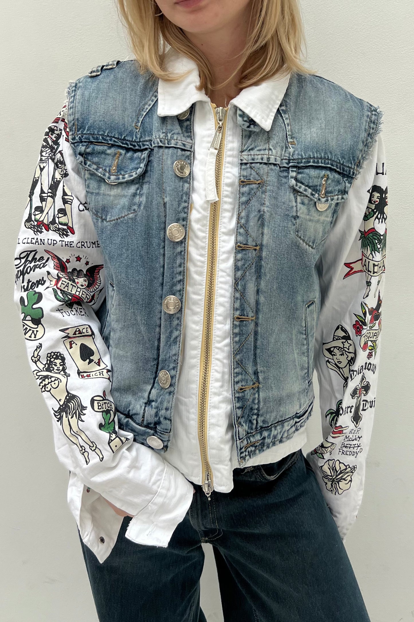 Dsquared Tattoo Print Jacket