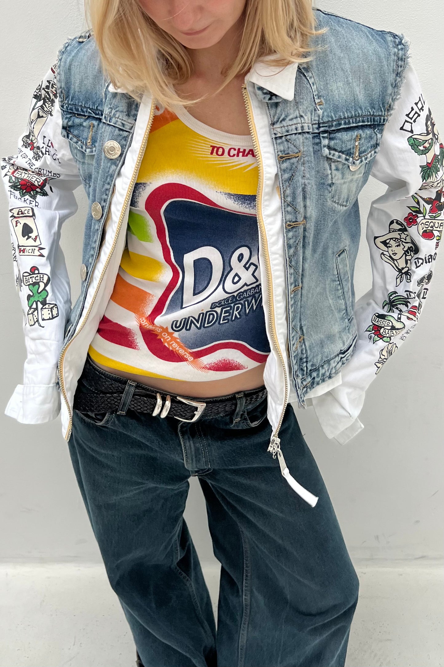Dsquared Tattoo Print Jacket